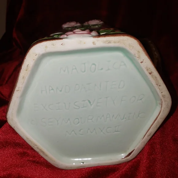 Vintage Majolica Citrus Pitcher